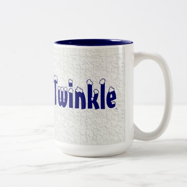 Twinkle Twinkle Two-Tone Coffee Mug (Right)