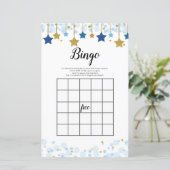 Twinkle Twinkle Watercolor Bingo Game (Standing Front)