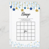 Twinkle Twinkle Watercolor Bingo Game (Front/Back)