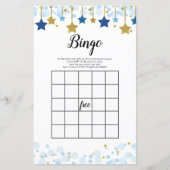 Twinkle Twinkle Watercolor Bingo Game (Front)
