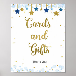 Twinkle Twinkle Watercolor Cards and Gifts Sign