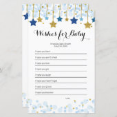 Twinkle Twinkle Watercolor Wishes for Baby Game (Front/Back)