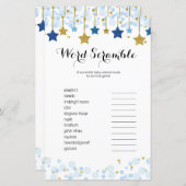 Twinkle Twinkle Watercolor Word Scramble Game (Front/Back)