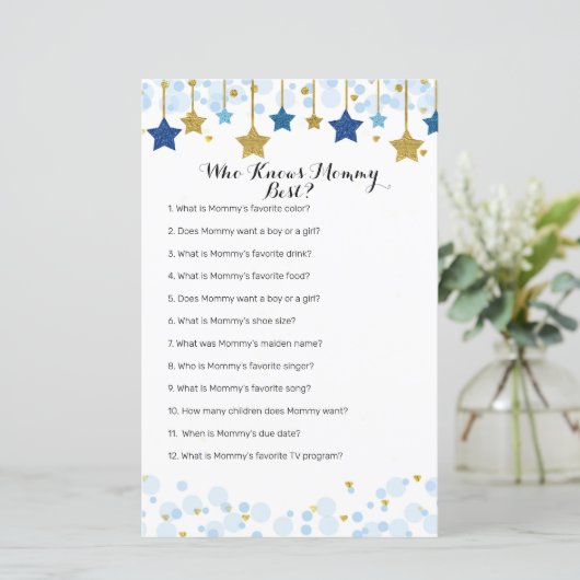 Twinkle Twinkle Who Knows Mommy Best Game (Standing Front)