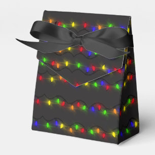 Twinkling Christmas Lights Favor Boxes