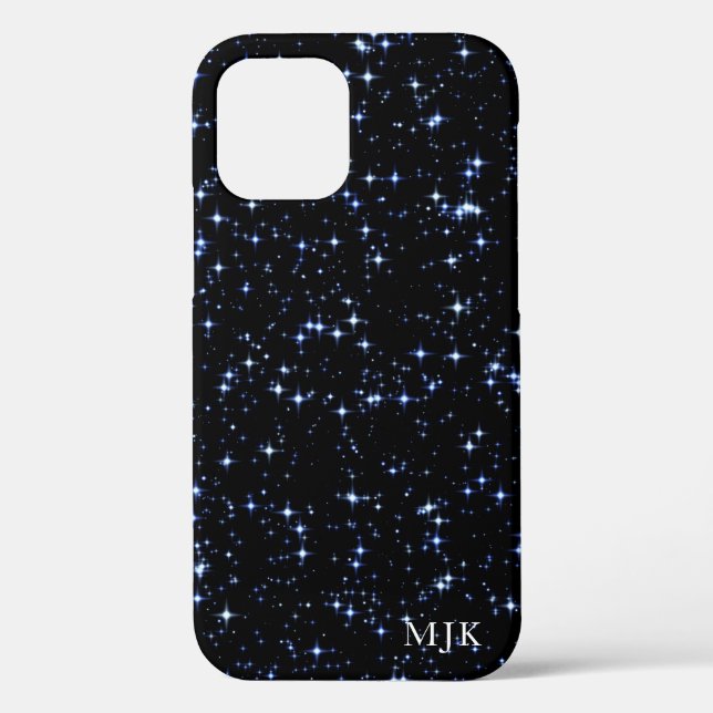 Twinkling Glitter Stars in the Night Sky Case-Mate iPhone Case (Back)