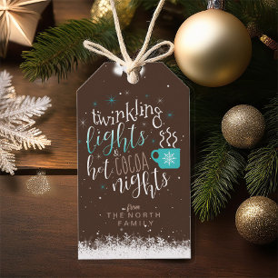 Twinkling Lights Hot Cocoa Nights ID593 Gift Tags