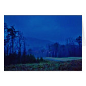 Twinkling Lights in a Blue Mountain Mist (Front Horizontal)