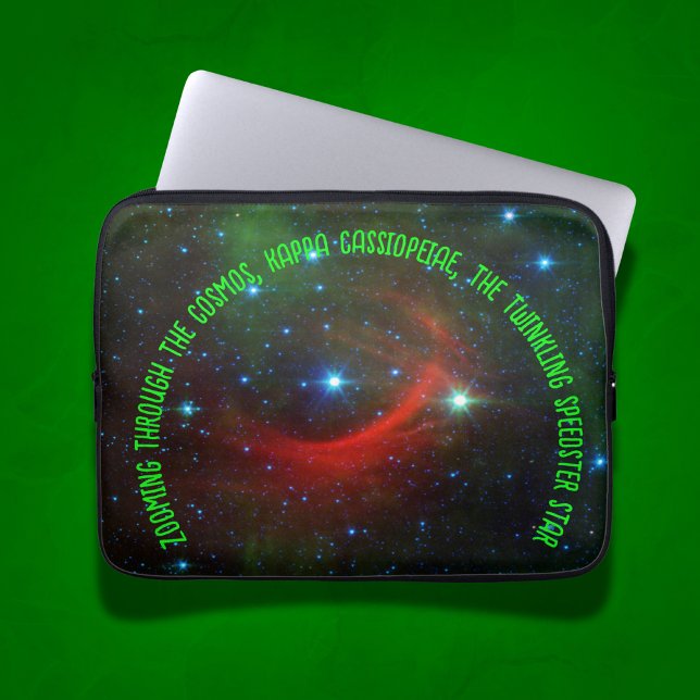 Twinkling Speedster Star Kappa Cassiopeiae | Laptop Sleeve (Creator Uploaded)