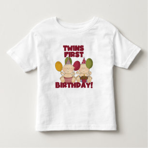 Twins 1st Birthday - Boys T-shirts and Gifts