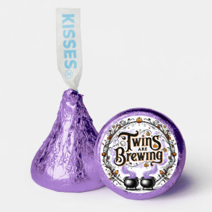 Twins Are Brewing Halloween Baby Shower Plate Hershey®'s Kisses®