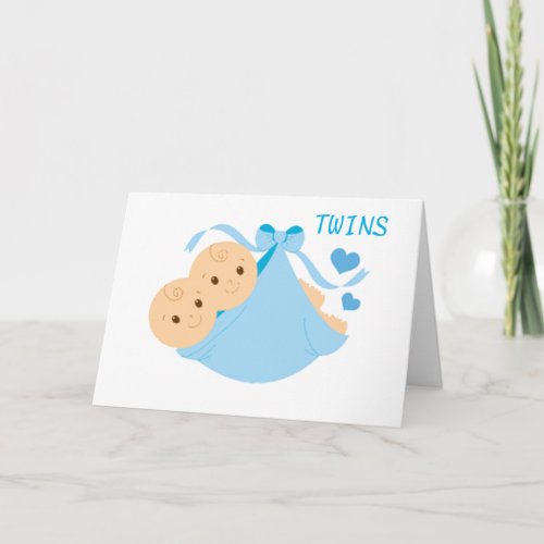 TWINS ARE DOUBLE EVERYTHING_LOVE AND FUN CARD