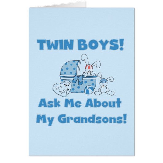Twins-Ask About My Grandsons Tshirts and Gifts (Front)