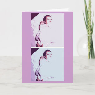 Twins Babies Congrats Card