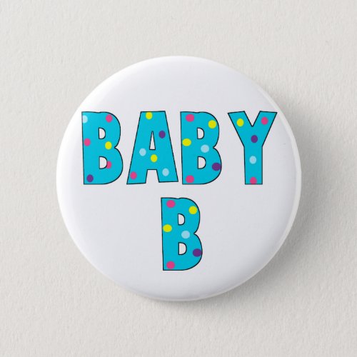 Twins Baby B Brights Button