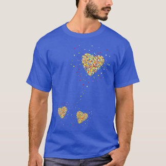 Twins Baby Pregnancy Announcement Heart 5 T-Shirt