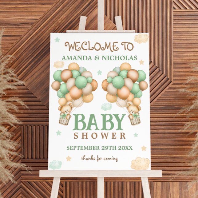 Twins Baby Shower Welcome Sign (Creator Uploaded)