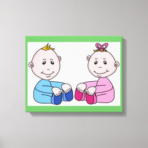 TWINS CANVAS PRINT