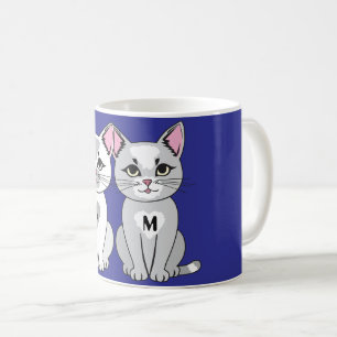 Twins cat coffee mug