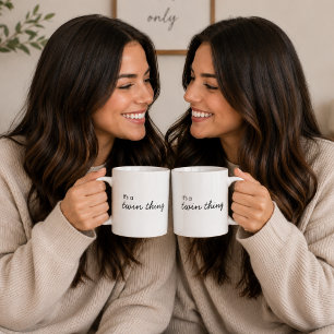 Twins Coffee Mug   It's a Twin Thing Matching Gift