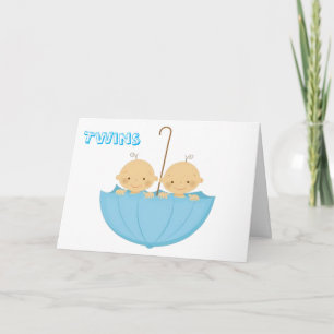 TWINS DOUBLE THE LOVE AND DOUBLE THE FUN CARD