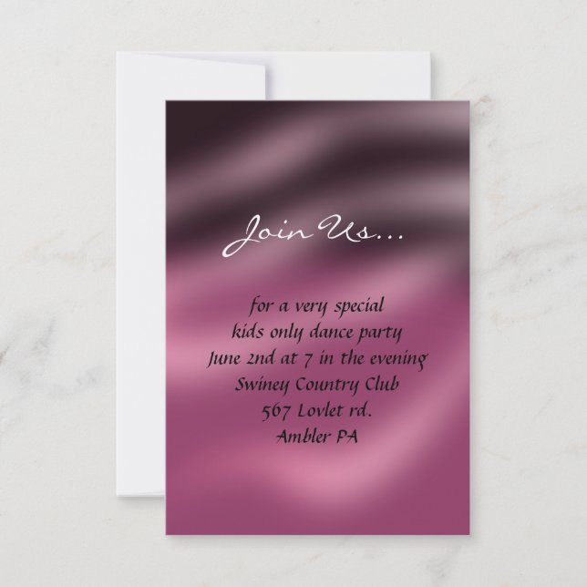 Twins Dove of Peace B'nai Mitzvah Bat Party Card (Front)