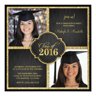 Twins Graduation Invitations & Announcements | Zazzle