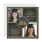 Twins! Elegant Black & Gold Glitter Class of 2018