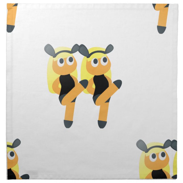 twins emoji napkin (Front)