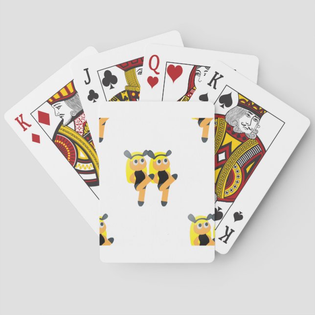 twins emoji poker cards (Back)