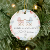 Twins first christmas ornament on sale