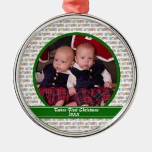 Twins First Christmas Ornament