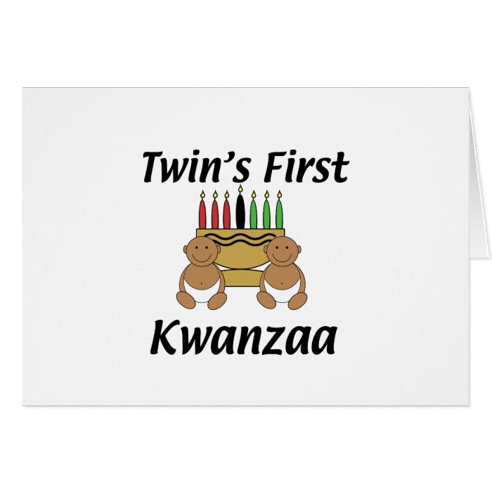 Cards, Note Cards and African American Twins Greeting Card Templates