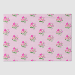 Twins in Bloom Joyful Pink Tissue Paper