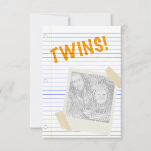 twins invitation