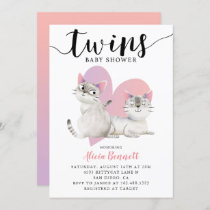 Kitten Baby Shower Invitations & Invitation Templates | Zazzle