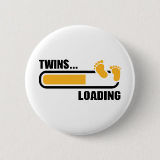 Twins loading pinback button
