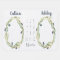 Twins Milestone Baby Blanket- Olive Wreath