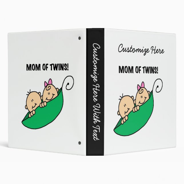 Twins Mom- Peas in a Pod Gifts Binder (Background)