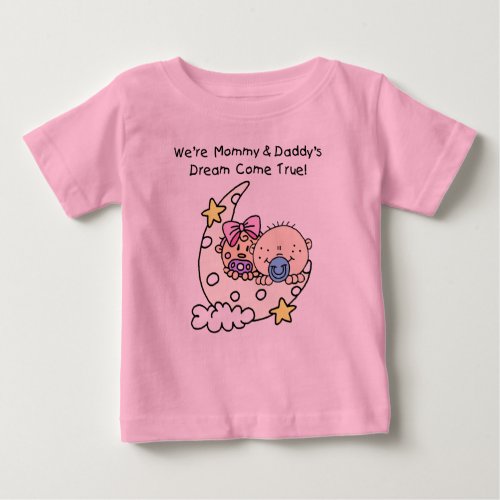 Twins Mommy and Daddys Dream T_shirt