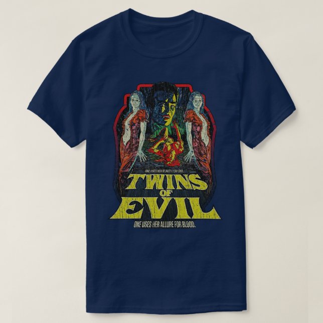 Twins of Evil 1971 T-Shirt (Design Front)
