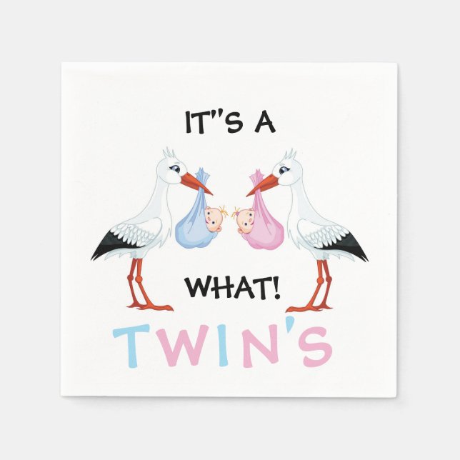 Twins Paper Napkins (Front)