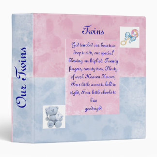 Twins Photo Album 3 Ring Binder