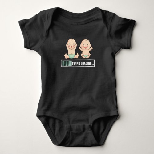 Twins Pregnancy Announcement Baby Bodysuit