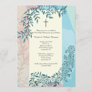 Twins Religious Invitation