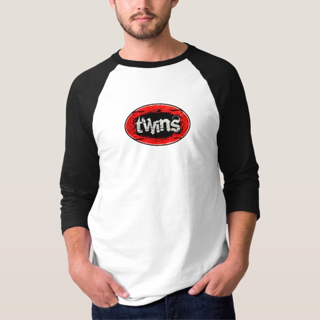 Twins - Tattoo Design T-Shirt (Front)