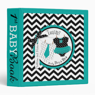 Twins Tie Tutu Memory Book Album 3 Ring Binder