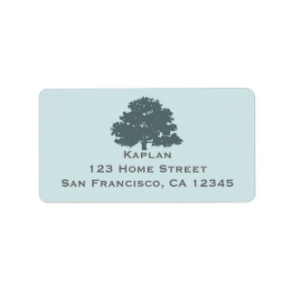 Twins Tree of Life Mitzvah Address Label