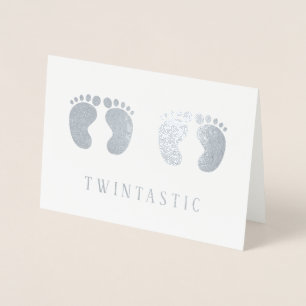 Twins Twintastic Funny Silver Foil Card