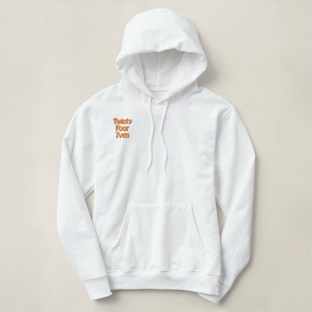 Twinty Foor 7ven/Motor Cross Embroidered Hoodie (Design Front)